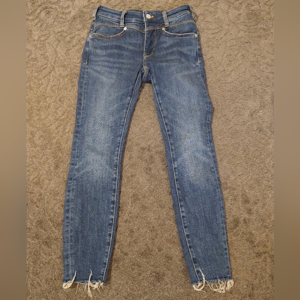Pilcro and the Letterpress high-rise skinny jeans